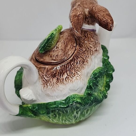 Vintage Noritake Easter Rabbit china Teapot - Picture 5 of 11